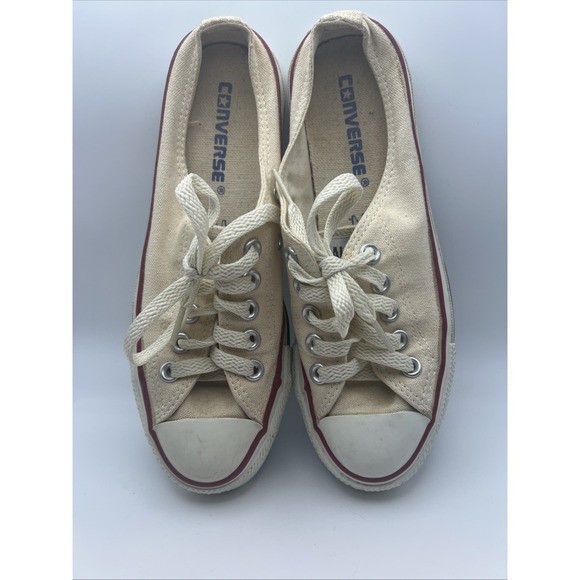 Converse Shoes - VTG Converse ALL☆Star Mule w/Laces Cream/White 1H672 US: Men's 5/Women's 7 EUC